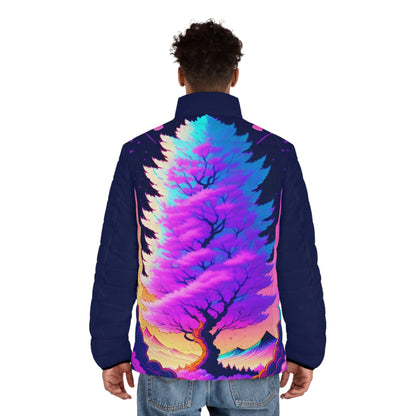 Neon Heaven's Tree Puffer Jacket (AOP)