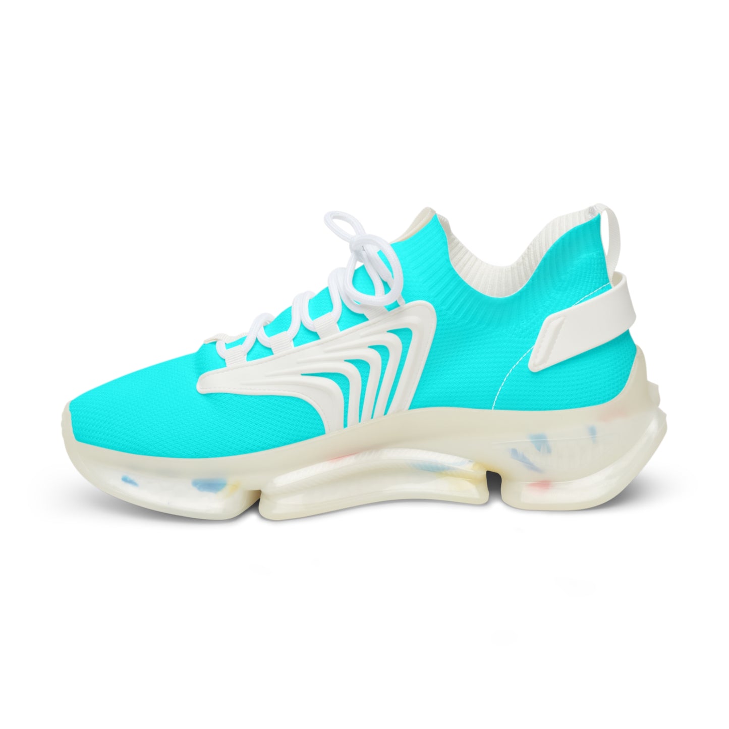 Bright Blue Mesh Sneakers