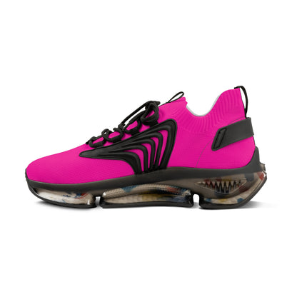 Hot Pink Mesh Sneakers