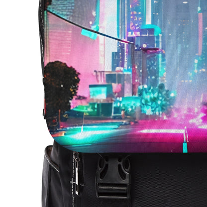 Neon City Unisex Casual Shoulder Backpack