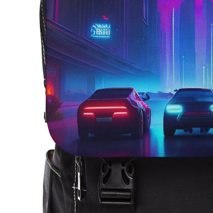 Neon Highway Unisex Casual Shoulder Backpack