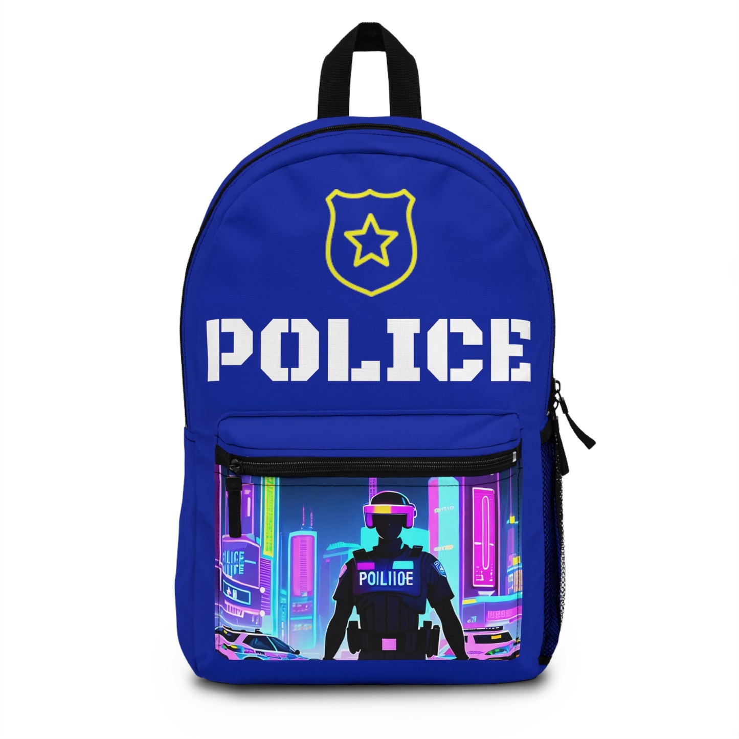 Cyber Police Dark Blue Classic Backpack