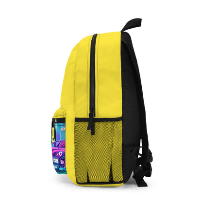 Neon Cars Yellow Classic Backpack