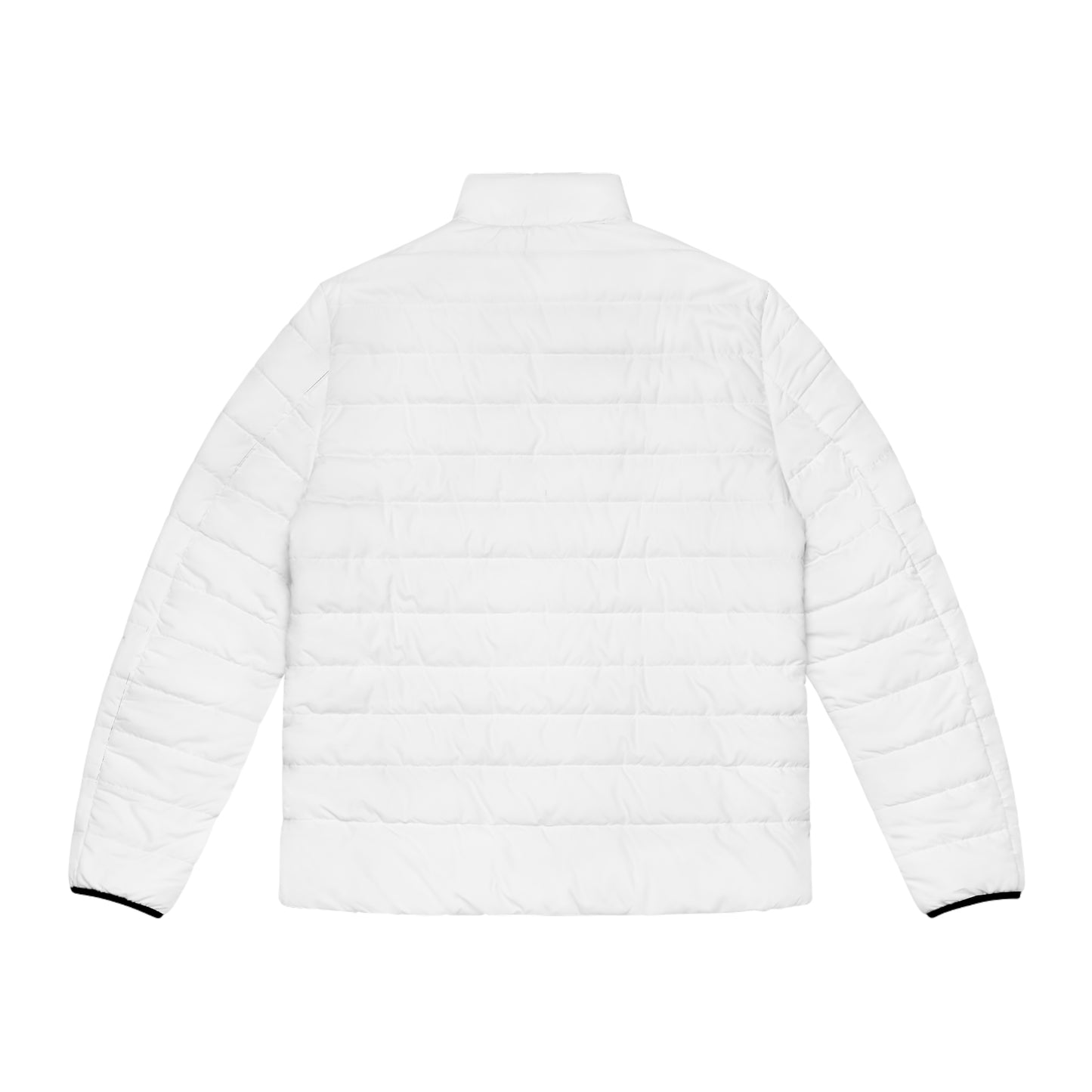 AWEROZME White Puffer Jacket (AOP)