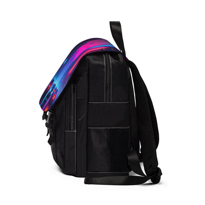 Neon Highway Unisex Casual Shoulder Backpack