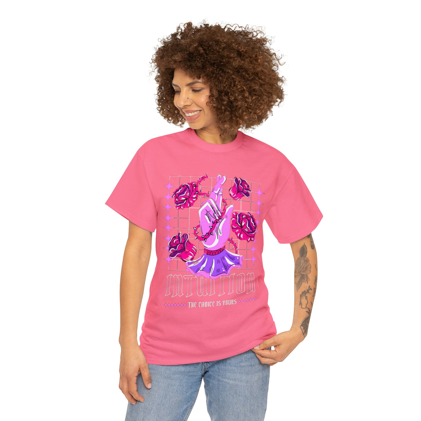 Intuition Cherry Blossom Spikes Unisex Heavy Cotton Tee