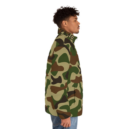 Ground Forces Military Camo Puffer Jacket (AOP)