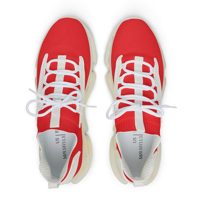Hot Red Mesh Sneakers