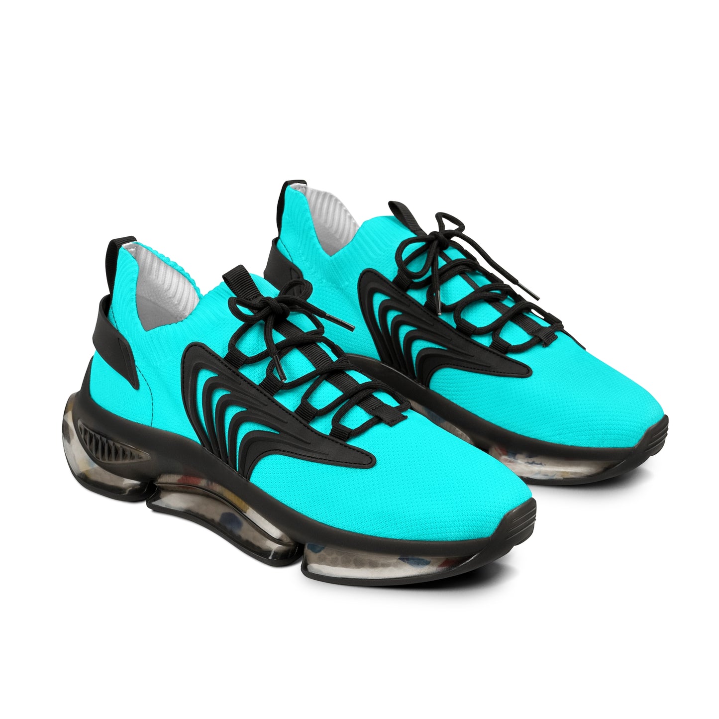 Bright Blue Mesh Sneakers