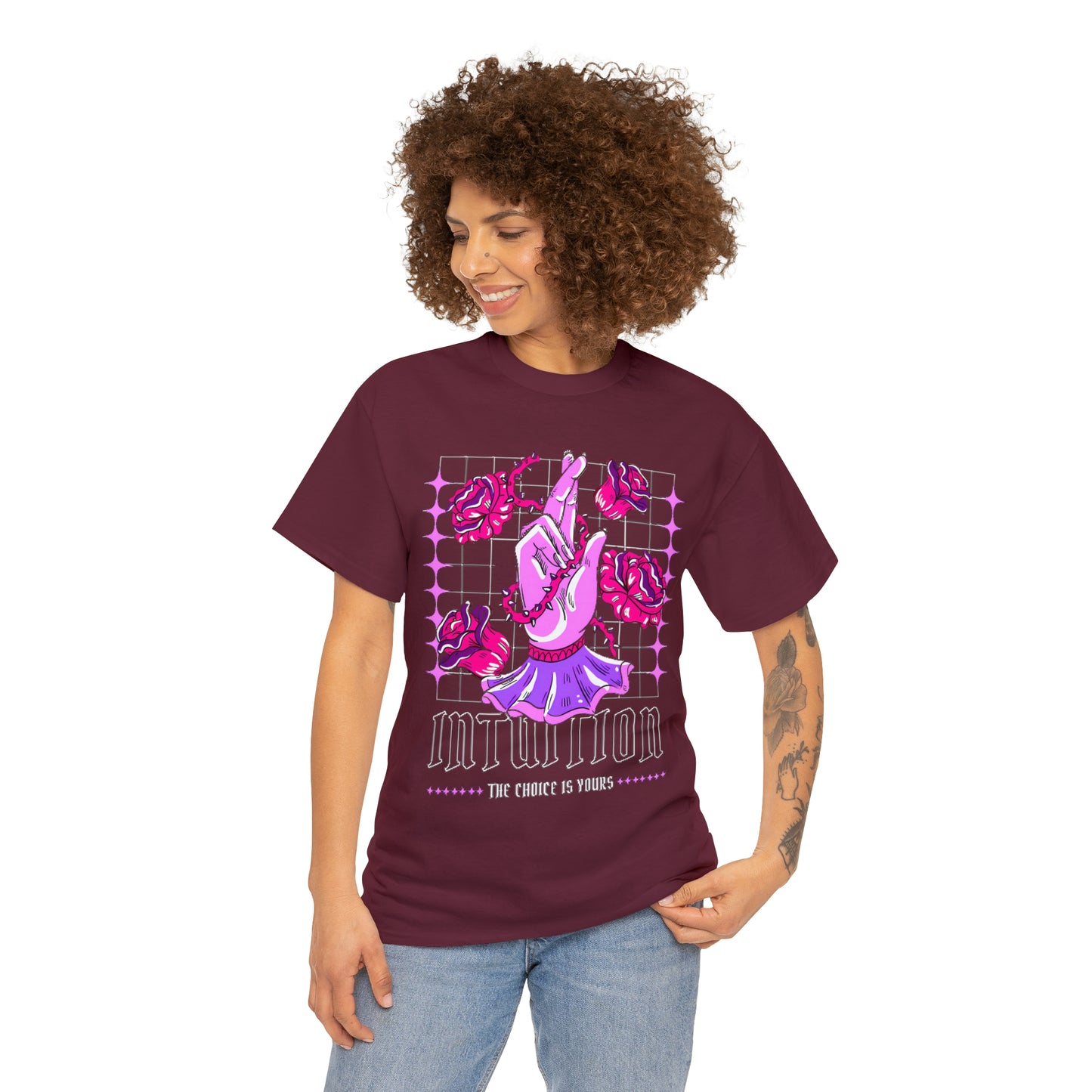 Intuition Cherry Blossom Spikes Unisex Heavy Cotton Tee