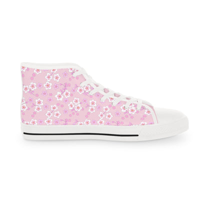 Cherry Blossom Panda Light Pink High Top Sneakers