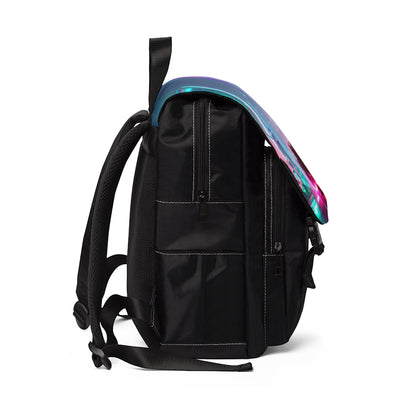 Neon City Unisex Casual Shoulder Backpack