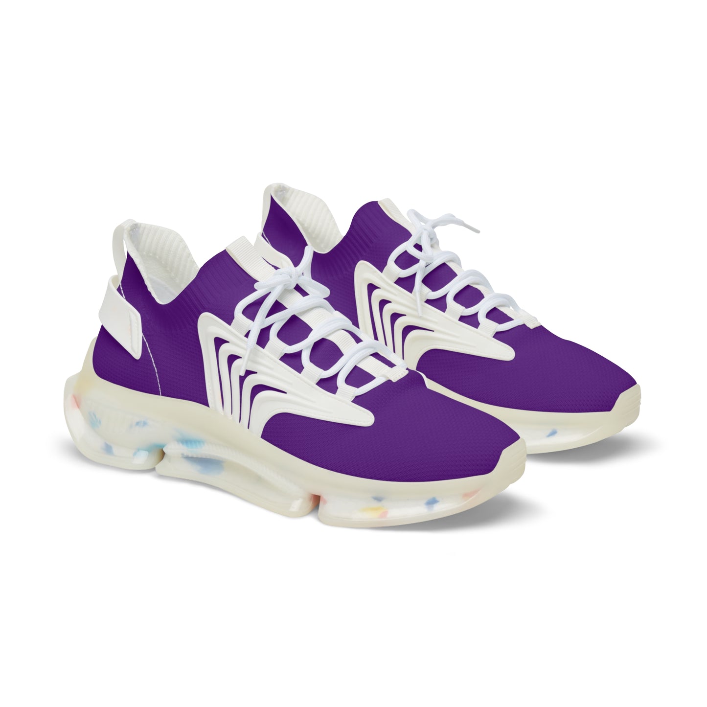 Purple Mesh Sneakers