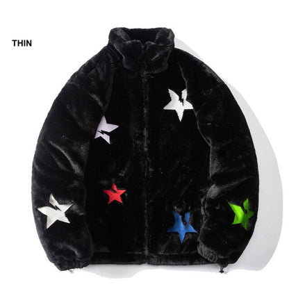 Star Rabbit Fur Jackets